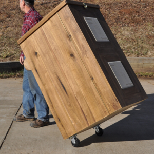 saddle trunk on wheels